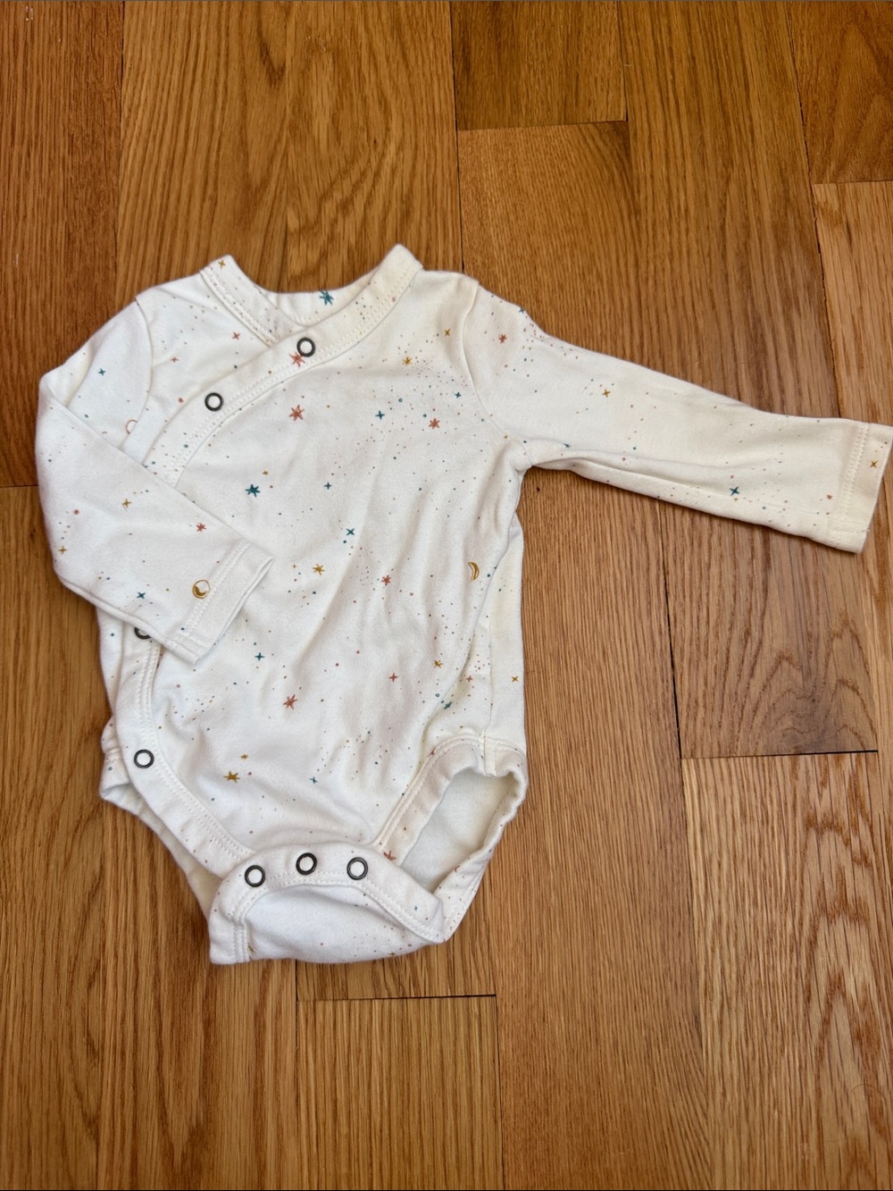 + PEHR+ Celestial star kimono Long Sleeve One-Piece Bodysuit